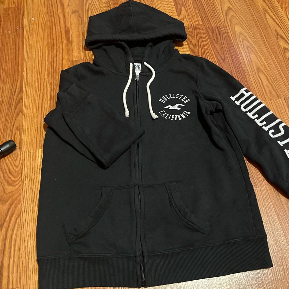Hollister Dark Jacket with White Label